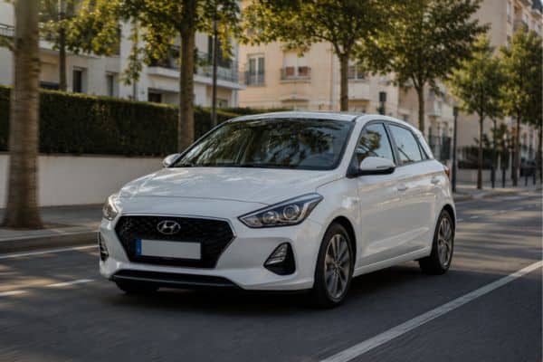 hyundai i 20 qui roule en ville