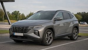 hyundai tucson sur un parking