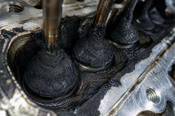 soupapes encrassées dans un moteur hyundai