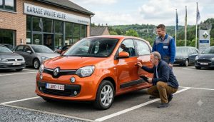 renault twingo dans une concession