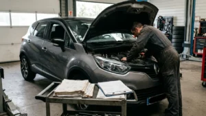 Contrôle avant achat d’un Renault Captur I 1.5 dCi 110 dans un garage
